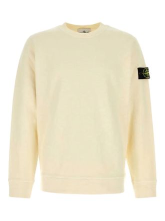 Stone Island Felpa leggera in cotone - Toni neutri