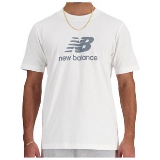 New Balance Sport Essentials Logo T-Shirt T-Shirt f&uuml;r Herren | wei&szlig;