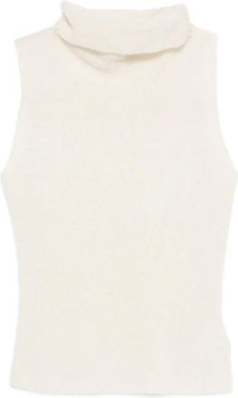 Fedeli Top smanicato a collo alto - Toni neutri