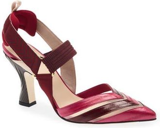 Fendi Colibri Slingback Pump in Hot Pink at Nordstrom, Size 38.5