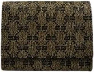 Balenciaga Pre-owned Leather Wallet - Dames - Vintage Accessoires - Beige - ONE Size - Leer - Vintage