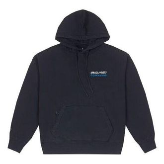 Converse Logo Skate Hoodie Black 10026551-A01