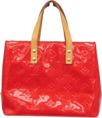 Louis Vuitton Pre-owned Handbags, female, Red, Size: ONE SIZE Pre-owned Canvas Handbag