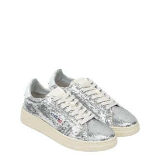 Autry Dallas Low - Dames - Sneakers - Grijs - 39 EU - Katoen - Schoenen