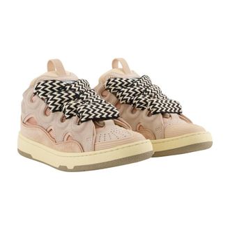 Lanvin Womens Curb Sneaker Pink Synthetic