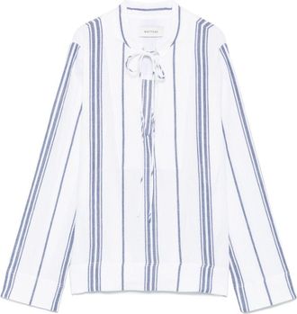 Matteau Fisherman Popover Blouse - Womens - Cotton/Elastane