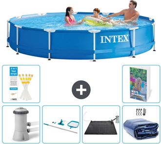 Intex Piscina Con Estructura Redonda - 366x76 Cm - 7-piezas S235