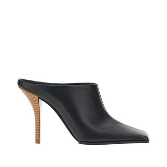 Alaia Squared-toe leather mules Woman 38