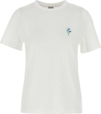 Loewe White Cotton T Shirt