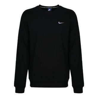 Nike Club Ft Round Neck Pullover french terry Black AA3178-010