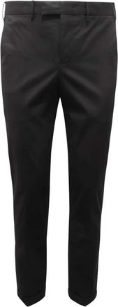 PT01 Pantalone Katoenen Broek - Heren - Nette broeken - Zwart - M - Katoen - Broeken