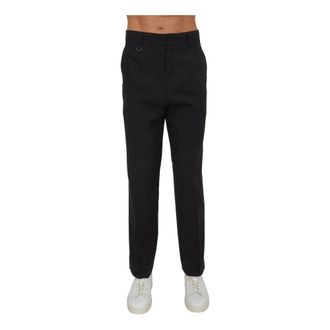 Paolo Pecora Suit Trousers, male, Black, Size: 2XL Pantalone Tessuto