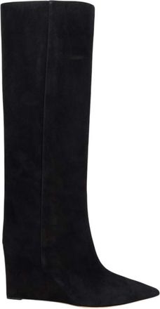 Jimmy Choo London Black High Wedge Boots