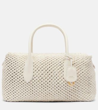 Polo Ralph Lauren Bellport woven leather tote bag
