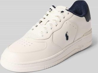 Polo Ralph Lauren Low Top Sneaker aus echtem Leder in Weiss, Gr&ouml;&szlig;e 40