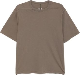 Rick Owens Casual Bruin Korte Mouw T-shirt - Dames - T-shirts - Bruin - S - Katoen - Tops