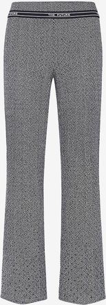 Cambio Ausgestellte Hose aus Fischgr&auml;t-Tweed Faith