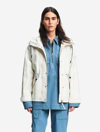 Aigle MTD korte parka met verstelbare taille