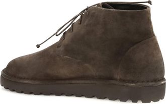 Mars&egrave;ll Mens Lace-Up Shoes Sancrispa Alta Dark Brown Flat