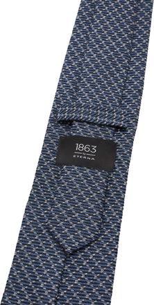 Eterna Krawatte ETERNA, Herren, dunkelblau, Seide, Krawatten Krawatte