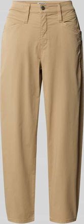 M.A.C Straight Fit Hose mit Rei&szlig;verschluss-Detail Modell Bora in Camel, Gr&ouml;&szlig;e 32