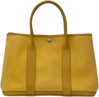 Herm&egrave;s Pre-owned Vintage Tote Bag - Dames - Vintage Shopper - Geel - ONE Size - Vintage