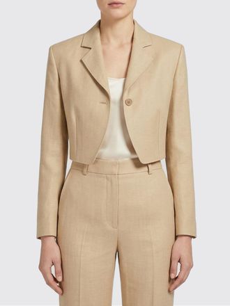 Max Mara Single-Breasted Linen Blazer