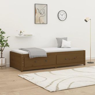 Berkfield Home Day Bed Honey Brown 80x200 cm Solid Wood Pine