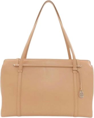 Cartier Pre-owned Shoulder Bags, female, Beige, Size: ONE SIZE Pre-owned Tote bag