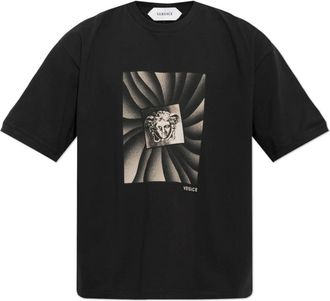 Versace Hombre, Camisetas, Negro, Talla: XL