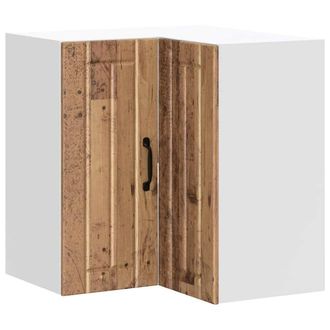 vidaXL Pensile Da Cucina Ad Angolo Lucca Legno Antico In Truciolato - Vidaxl