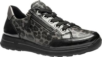 Ara Womens Oleanna Sneakers In Black Leo