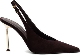 Sergio Levantesi Petra 67 Slingback - Dames - Pumps - Bruin - 40 EU - Su&egrave;de - Schoenen
