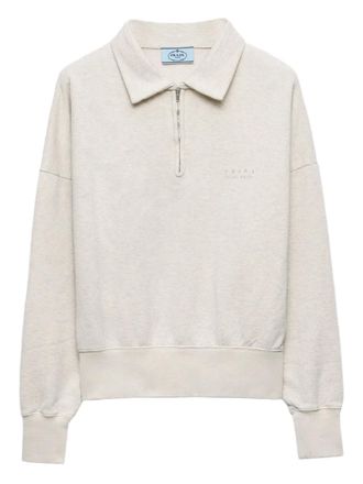 Prada jersey polo top - Neutrals
