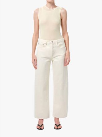 A Gold E Arc Loose Wide Leg Jeans In Solar