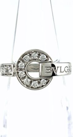 Bulgari White Gold Band Ring (Pre-Owned)