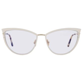 Tom Ford Blue Light Block Cat Eye Ladies Eyeglasses FT5877-B 025 56