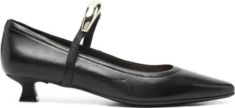 Marc Ellis 30mm strap detail pumps - Black