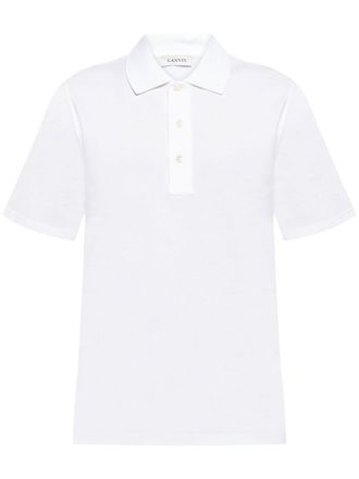 Lanvin Polo Shirt with Button Placket