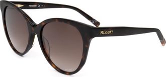 Missoni Womens 54 mm Brown Sunglasses