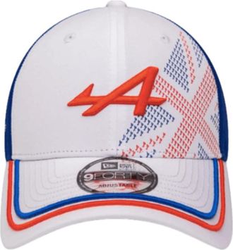 New Era Alpine F1 Silverstone Race Special White 9FORTY Adjustable Baseball Cap White/Blue/Red