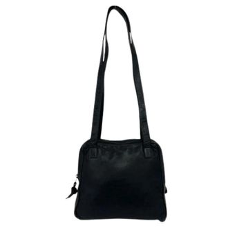 Loewe Pre-owned Shoulder Bag - Dames - Vintage Schoudertas - Zwart - ONE Size - Leer - Vintage