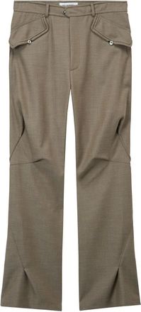Kiko Kostadinov Pantaloni svasati - Marrone