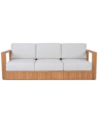 Safavieh Couture St Lucia Teakwood Patio Sofa