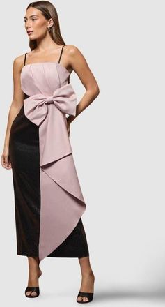 Coast Sequin Bow Maxi Dress in Black at Nordstrom, Size 6