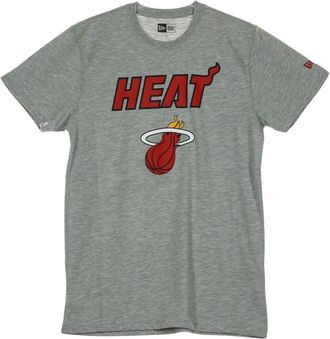 New Era New Era, T-Shirts, male, Gray, Size: XL Team Logo Tee Light Gray Heather
