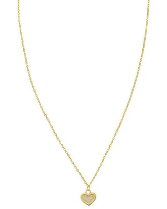 Italian Gold, Inc 14K 0.04 Ct. Tw. Diamond Heart Necklace