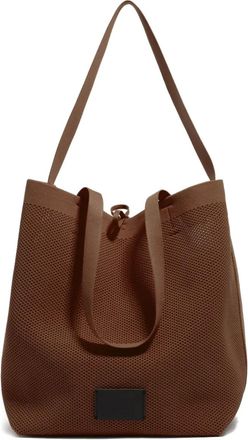 Bimba & Lola Chihuahua grote mesh shopper - Bruin