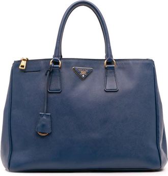 Prada Pre-owned Prada Large Saffiano Lux Galleria Double Zip Tote LEFNDVBLSMTDTWZO