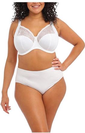 Elomi Morgan Stretch Banded Underwire Bra Womens Bra White : 36DD (US 36DD), Polyester/Nylon/Lace